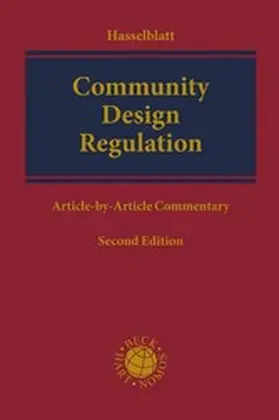 Hasselblatt |  Community Design Regulation | eBook | Sack Fachmedien