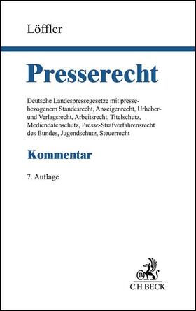 Löffler | Presserecht | Buch | 978-3-406-76077-8 | sack.de