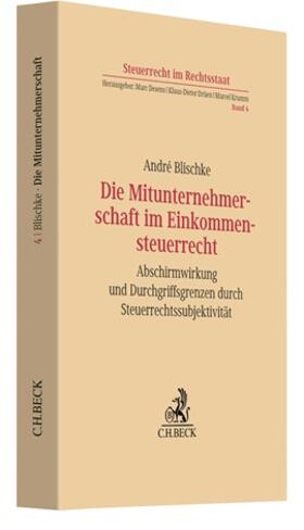 Blischke |  Die Mitunternehmerschaft im Einkommensteuerrecht | Buch |  Sack Fachmedien