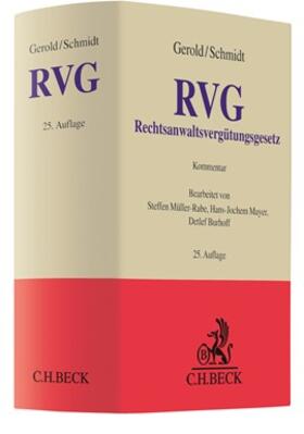 Gerold / Schmidt / Müller-Rabe | Rechtsanwaltsvergütungsgesetz: RVG  | Buch | 978-3-406-76135-5 | sack.de