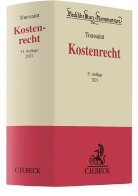 Toussaint | Kostenrecht: KostR | Buch | 978-3-406-76175-1 | sack.de