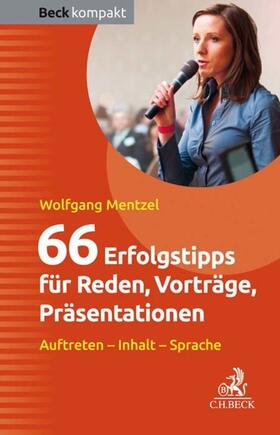 Mentzel | 66 Erfolgstipps für Reden, Vorträge, Präsentationen | E-Book | sack.de