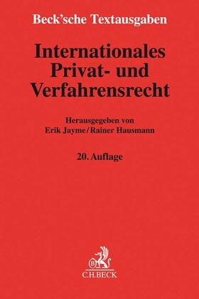 Jayme / Hausmann | Internationales Privat- und Verfahrensrecht | Buch | 978-3-406-76286-4 | sack.de