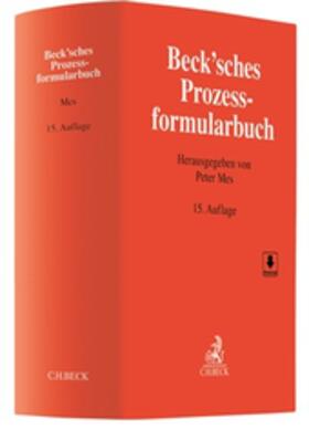 Mes |  Beck'sches Prozessformularbuch | Buch |  Sack Fachmedien