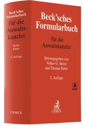Heinz / Ritter | Beck'sches Formularbuch für die Anwaltskanzlei | Buch | 978-3-406-76384-7 | sack.de