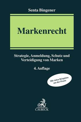 Bingener | Markenrecht | Buch | 978-3-406-76621-3 | sack.de