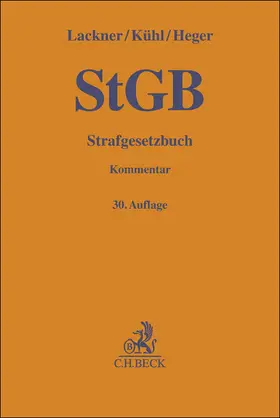 Lackner / Kühl / Heger |  Strafgesetzbuch: StGB | Buch |  Sack Fachmedien