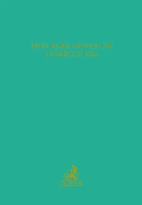 Stiftung Gesellschaft für Rechtspolitik, Trier |  Bitburger Gespräche  Jahrbuch 2020 | Buch |  Sack Fachmedien