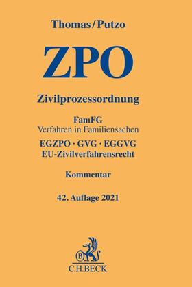 Thomas / Putzo | Zivilprozessordnung: ZPO | Buch | 978-3-406-76844-6 | sack.de