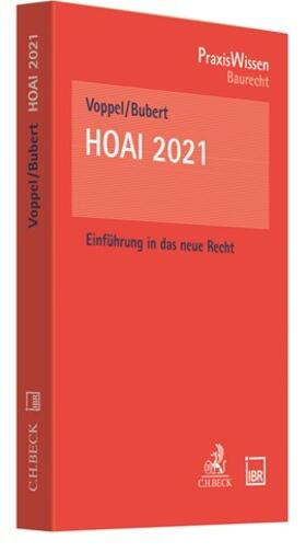 Voppel / Bubert | HOAI 2021 | Buch | sack.de
