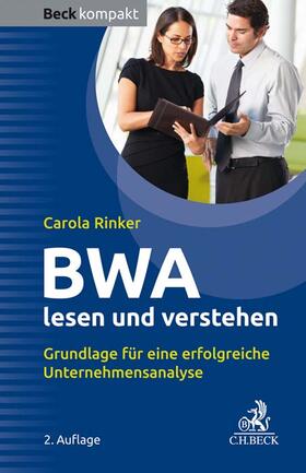 Rinker | BWA lesen und verstehen | Buch | 978-3-406-76961-0 | sack.de