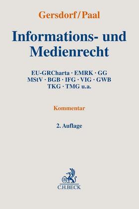 Gersdorf / Paal | Informations- und Medienrecht | Buch | 978-3-406-76982-5 | sack.de