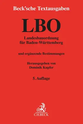 Kupfer |  Landesbauordnung für Baden-Württemberg: LBO | Buch |  Sack Fachmedien