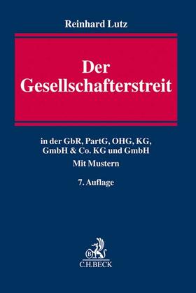 Lutz | Lutz, R: Gesellschafterstreit | Buch | 978-3-406-77088-3 | sack.de