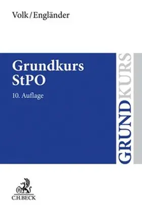 Volk / Engländer |  Grundkurs StPO | Buch |  Sack Fachmedien