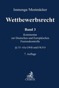 Körber / Schweitzer / Zimmer |  Wettbewerbsrecht  Band 3: Fusionskontrolle. Kommentar zum Europäischen und Deutschen Kartellrecht | Buch |  Sack Fachmedien