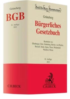 Grüneberg (vormals Palandt) | Bürgerliches Gesetzbuch: BGB | Buch | sack.de