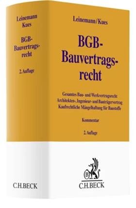Leinemann / Kues | BGB-Bauvertragsrecht | Buch | 978-3-406-77585-7 | sack.de