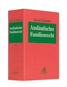  Ausländisches Familienrecht  Leinenordner II 80 mm | Loseblattwerk |  Sack Fachmedien