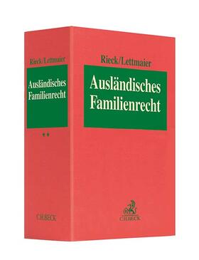 Ausländisches Familienrecht  Leinenordner II 80 mm | Loseblattwerk | sack.de