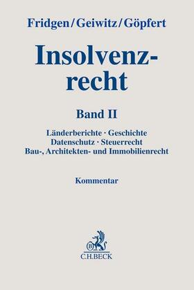 Fridgen / Geiwitz / Göpfert | Insolvenzrecht | Buch | sack.de
