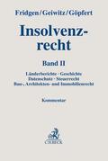 Fridgen / Geiwitz / Göpfert |  Insolvenzrecht | Buch |  Sack Fachmedien