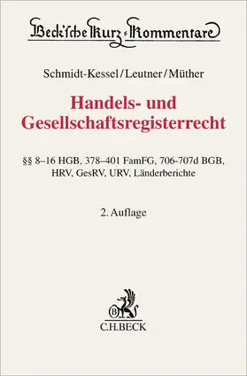 Schmidt-Kessel / Leutner / Müther |  Handels- und Gesellschaftsregisterrecht | Buch |  Sack Fachmedien