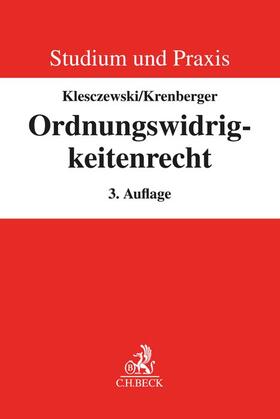 Klesczewski / Krenberger |  Ordnungswidrigkeitenrecht | Buch |  Sack Fachmedien