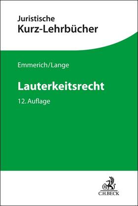 Emmerich / Lange | Lauterkeitsrecht | Buch | sack.de