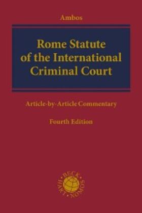 Ambos | Rome Statute of the International Criminal Court | E-Book | sack.de