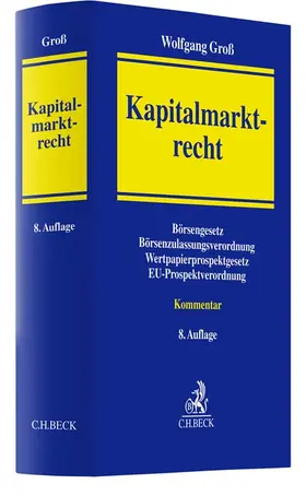 Groß |  Kapitalmarktrecht | Buch |  Sack Fachmedien