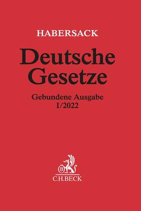 Habersack | Deutsche Gesetze Gebundene Ausgabe I/2022 | Buch | 978-3-406-78097-4 | sack.de