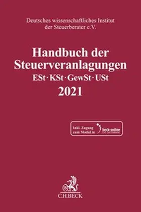 Handbuch der Steuerveranlagungen 2021 | Medienkombination | 978-3-406-78131-5 | www.sack.de