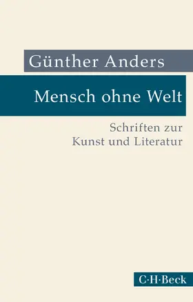 Anders |  Mensch ohne Welt | Buch |  Sack Fachmedien