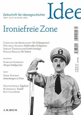 Hacke / Schlak |  Zeitschrift für Ideengeschichte Heft XVI/4 Winter 2022 | eBook | Sack Fachmedien