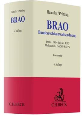 Henssler / Prütting |  Bundesrechtsanwaltsordnung: BRAO | Buch |  Sack Fachmedien