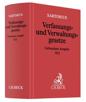 Sartorius | Verfassungs- und Verwaltungsgesetze | Buch | 978-3-406-78692-1 | sack.de
