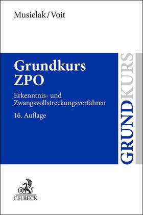 Musielak / Voit | Grundkurs ZPO | Buch | 978-3-406-78804-8 | sack.de