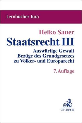 Sauer | Staatsrecht III | Buch | 978-3-406-78850-5 | sack.de