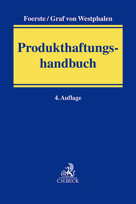 Westphalen / Foerste | Produkthaftungshandbuch | Buch | 978-3-406-78887-1 | sack.de