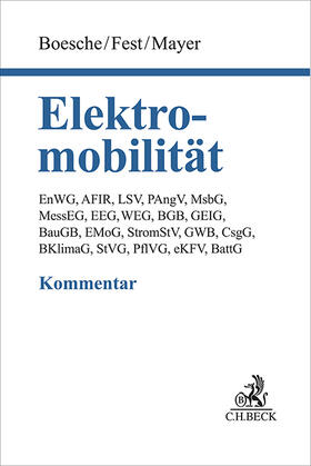 Boesche / Fest / Mayer | Elektromobilität | Buch | 978-3-406-78938-0 | sack.de