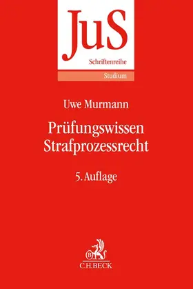 Murmann |  Prüfungswissen Strafprozessrecht | Buch |  Sack Fachmedien