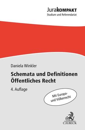 Winkler |  Schemata und Definitionen Öffentliches Recht | Buch |  Sack Fachmedien