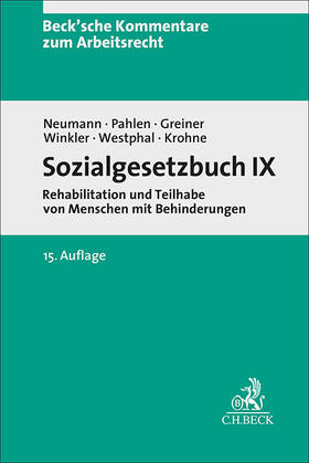 Neumann / Pahlen / Greiner | Sozialgesetzbuch IX | Buch | 978-3-406-79269-4 | sack.de