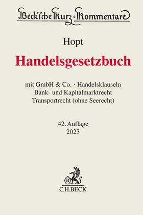 Hopt  | Handelsgesetzbuch: HGB | Buch | sack.de