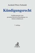 Ascheid / Preis / Schmidt |  Kündigungsrecht | Buch |  Sack Fachmedien