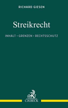 Giesen | Streikrecht | Buch | 978-3-406-79363-9 | sack.de