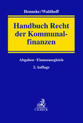Henneke / Waldhoff |  Handbuch Recht der Kommunalfinanzen | Buch |  Sack Fachmedien