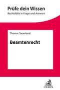 Sauerland |  Beamtenrecht | Buch |  Sack Fachmedien