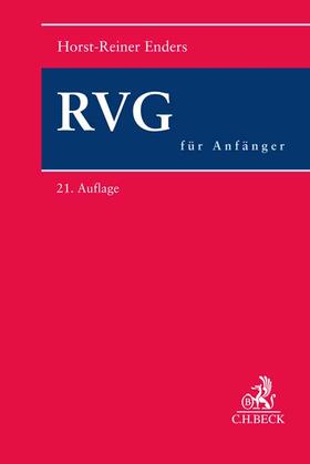 Enders | RVG für Anfänger | Buch | 978-3-406-79423-0 | sack.de